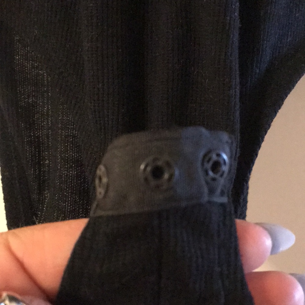 H&M high neck, ribbed bodysuit - Picture 3 of 6